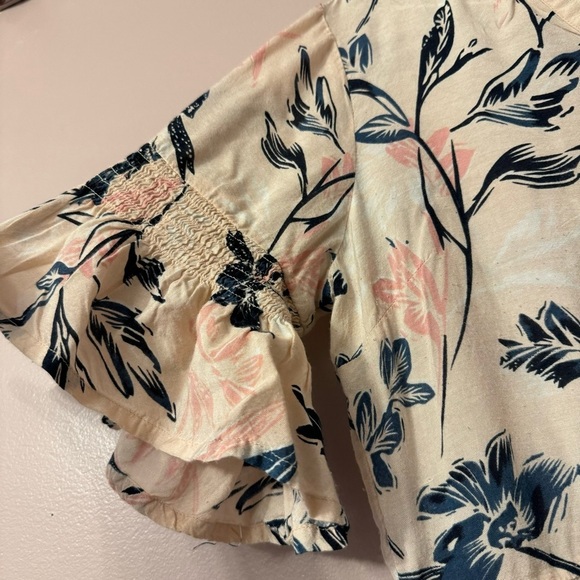 Kaffe Floral Maxi Dress Light Pink Women Size 38 - Picture 4 of 7